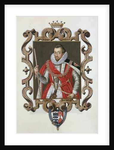 Portrait of Robert Cecil 1st Earl of Salisbury by Sarah Countess of Essex