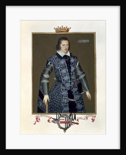 Portrait of Robert Devereux 2nd Earl of Essex by Sarah Countess of Essex