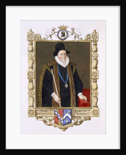 Portrait of Thomas Sackville 1st Baron Buckhurst by Sarah Countess of Essex