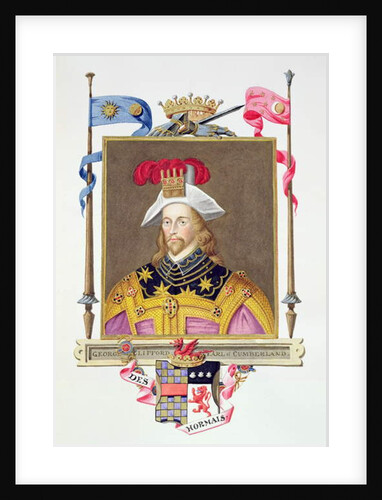 Portrait of George Clifford 3rd Earl of Cumberland by Sarah Countess of Essex