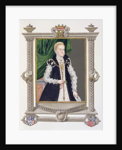 Portrait of Mildred Cooke, Lady Burghley by Sarah Countess of Essex