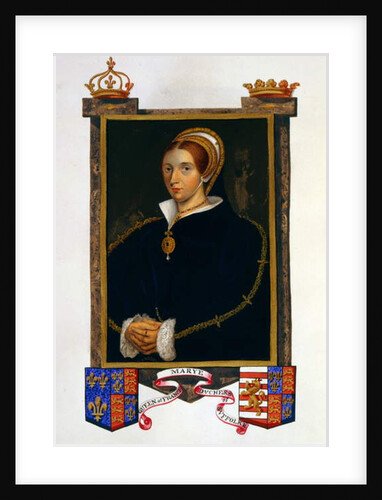 Portrait of Mary Tudor by Sarah Countess of Essex