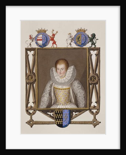Portrait of Lettice Knollys Daughter of Sir Francis Knollys by Sarah Countess of Essex