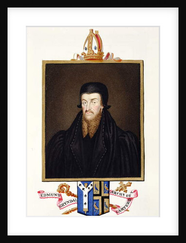 Portrait of Edmund Grindal Archbishop of Canterbury by Sarah Countess of Essex