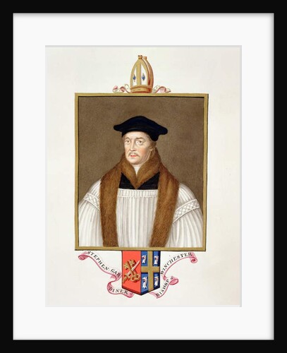Portrait of Stephen Gardiner Bishop of Winchester by Sarah Countess of Essex