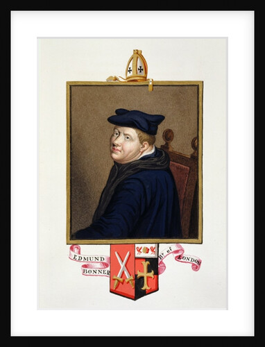 Portrait of Edmund Bonner Bishop of London by Sarah Countess of Essex