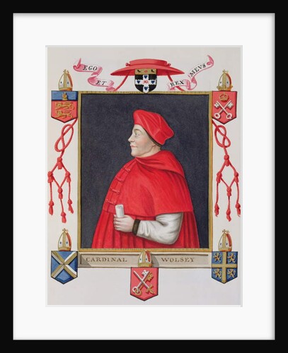 Portrait of Thomas Wolsey Cardinal and Statesman by Sarah Countess of Essex