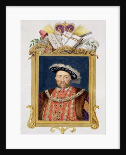 Portrait of Henry VIII as Defender of the Faith by Sarah Countess of Essex