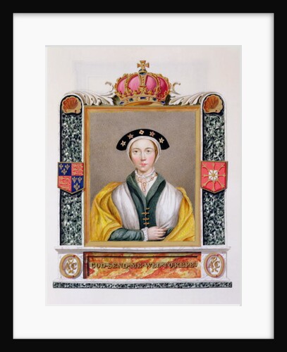 Portrait of Anne of Cleves 4th Queen of Henry VIII by Sarah Countess of Essex