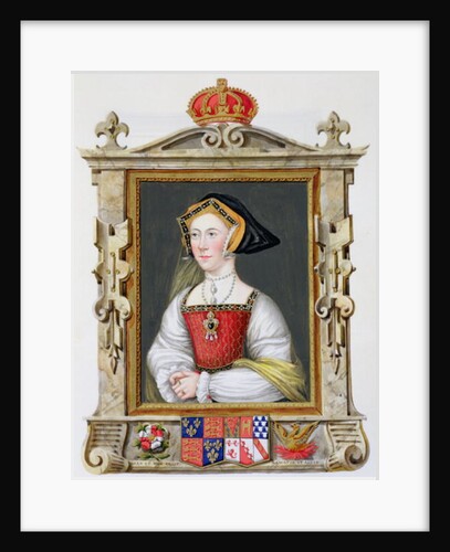 Portrait of Jane Seymour 3rd Queen of Henry VIII by Sarah Countess of Essex