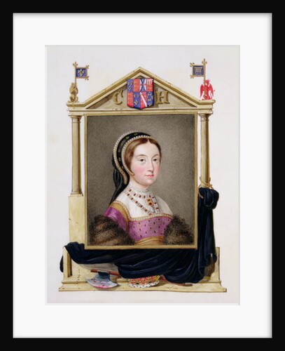 Portrait of Catherine Howard 5th Queen of Henry VIII by Sarah Countess of Essex
