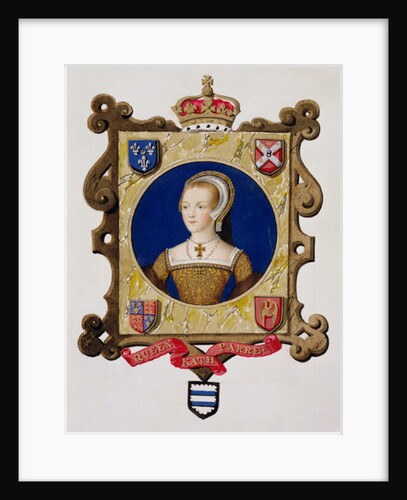 Portrait of Catherine Parr 6th Queen of Henry VIII as a Young Woman by Sarah Countess of Essex