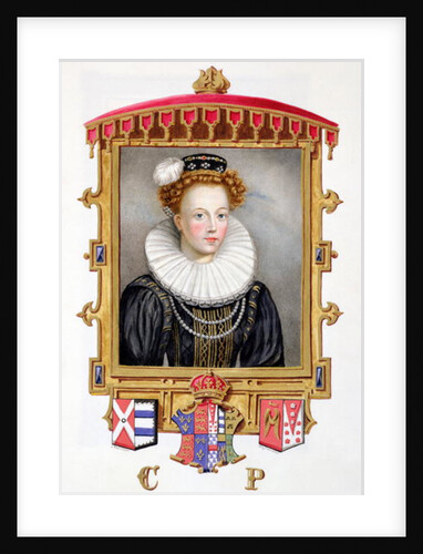 Portrait of Catherine Parr Sixth Wife of Henry VIII as a Young Widow by Sarah Countess of Essex