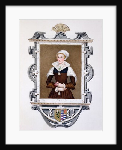 Portrait of Lady Jane Grey 'Nine-Days Queen' from 'Memoirs of the Court of Queen Elizabeth'. by Sarah Countess of Essex