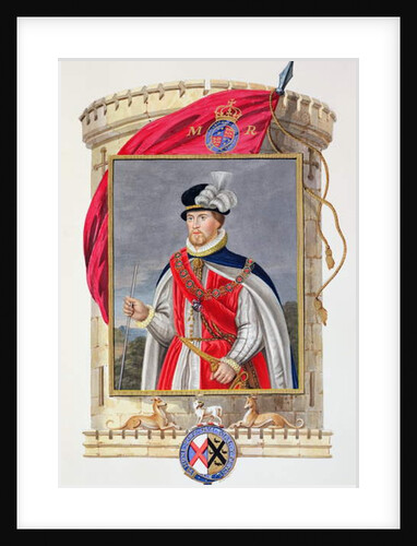 Portrait of John Dudley Duke of Northumberland by Sarah Countess of Essex