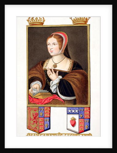 Portrait of Margaret Tudor Queen of Scotland by Sarah Countess of Essex