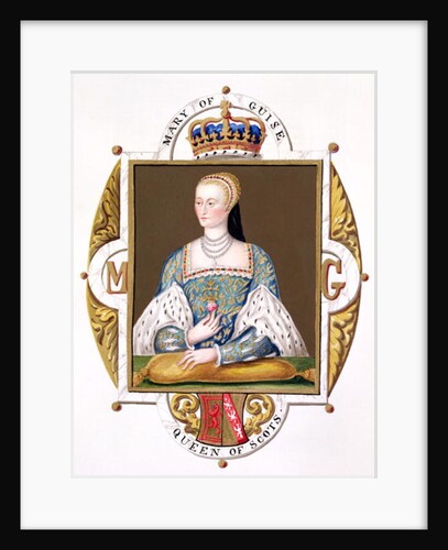 Portrait of Mary of Guise Queen of Scotland by Sarah Countess of Essex