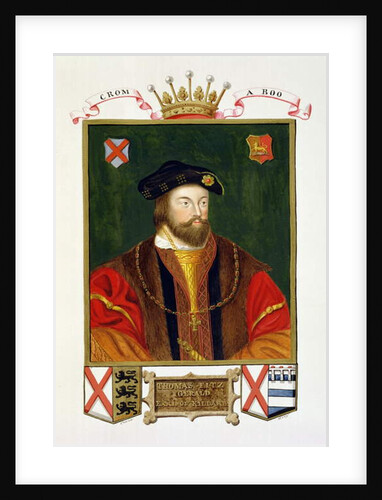 Portrait of Thomas Fitzgerald Lord Offaly 10th Earl of Kildare by Sarah Countess of Essex