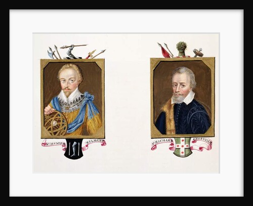 Double portrait of Sir Humphrey Gilbert and Sir Richard Grenville by Sarah Countess of Essex