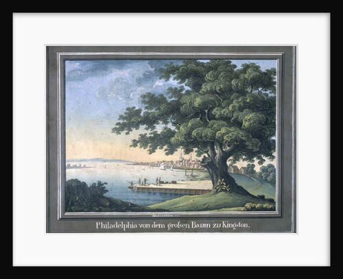 The Great Tree of Kingston with a view of Philadelphia behind by C.A. During