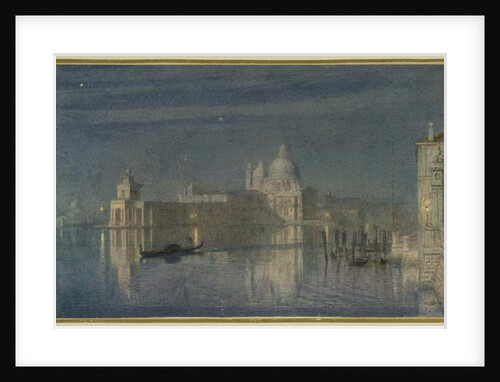 Santa Maria Della Salute, Venice, Moonlight, 1863 by Edward John Poynter