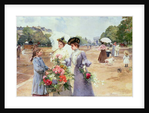 Spring Morning, Avenue du Bois de Boulogne, 1902 by Louis de Schryver