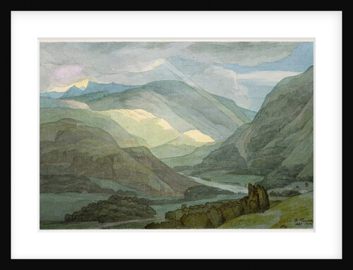 Rydal Water, 1786 by Francis Towne