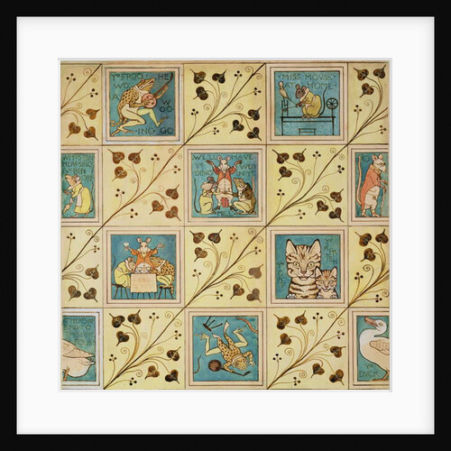 Design for nursery wallpaper by Charles Francis Annesley Voysey