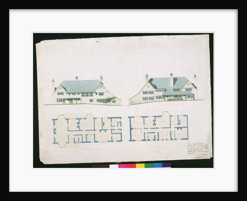 House to be built at Gartmel Fell Gillhead, Windermere for J.W. Buckley Esquire, 1899 by Charles Francis Annesley Voysey