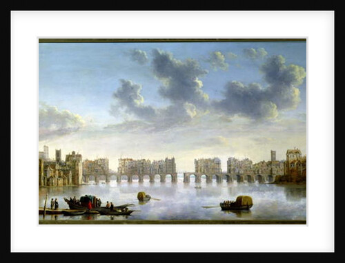 Old London Bridge, c.1630 by Claude de Jongh