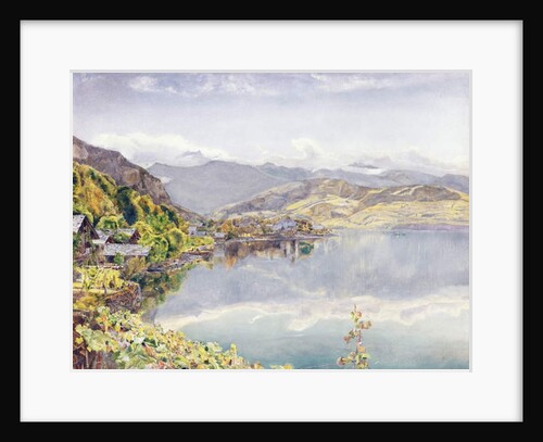 The Lake of Lucerne, Mount Pilatus in the Distance, 1857 by John William Inchbold
