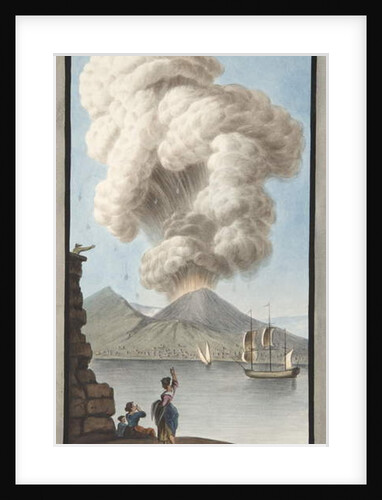 Eruption of Vesuvius, Monday 9th August 1779 by Pietro Fabris
