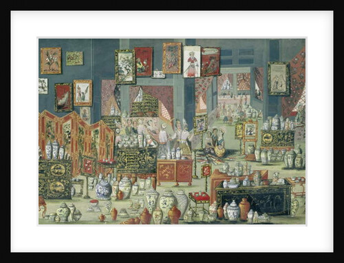 Shop Selling Chinese Goods, 1680-1700 by Dutch School