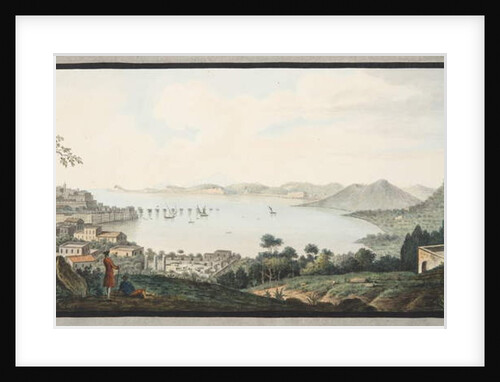 iew of the Italian coast from near Puzzol by Pietro Fabris