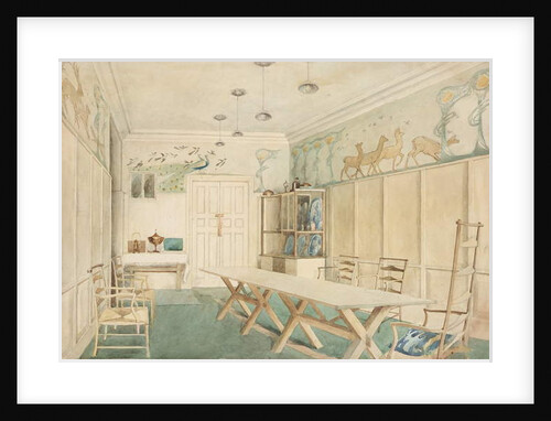 Dining Room at 37 Cheyne Walk, Chelsea by Charles Robert Ashbee