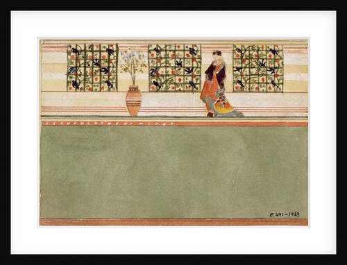 Anglo-Japanese Wall Design, c.1860 by Edward William Godwin