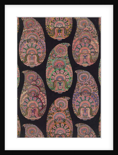 Fabric Design for Paisley Shawls, c.1871 by George Charles Haite