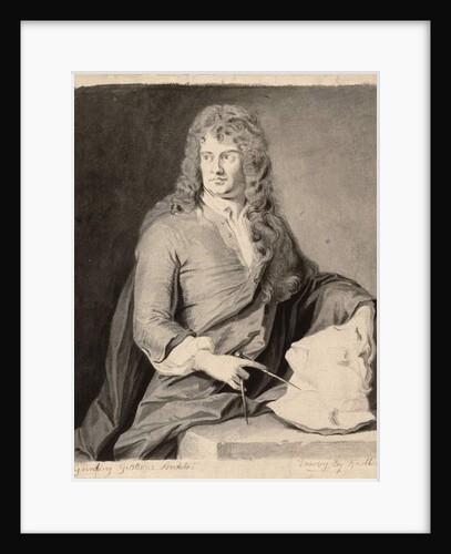 Portrait of Grinling Gibbons by Godfrey Kneller