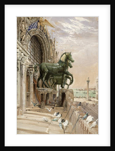 Upper portion of the facade of St. Mark's Church, 1862 by William Bell Scott