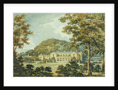 The south front with east front in perspective by Humphry Repton