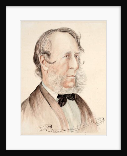 Portrait of George Cruikshank by English School