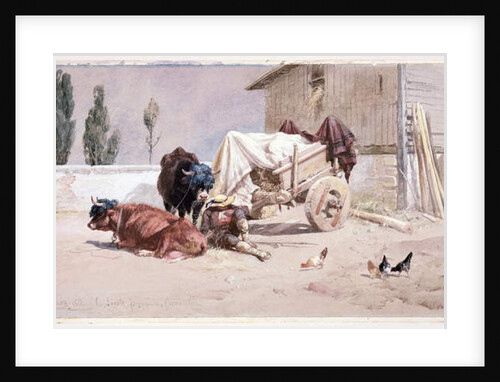 La Siesta: Scene in the Eastern Pyrenees, 1872 by Richard Beavis