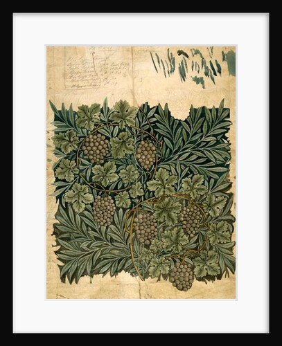 Design for 'Vine' wallpaper, c.1872 by William Morris