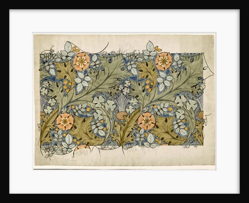 Tudor roses, thistles and shamrock by Charles Francis Annesley Voysey