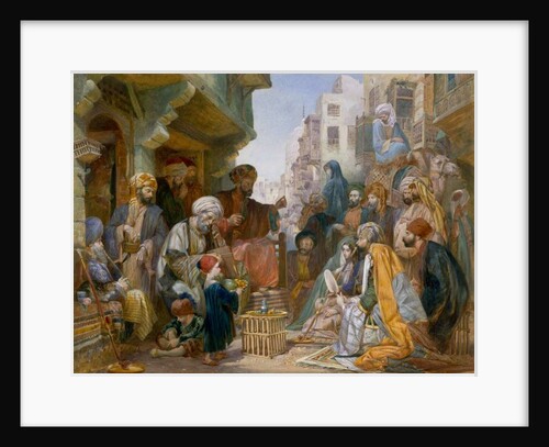 Turkish Street Scene by Amadeo Preziosi