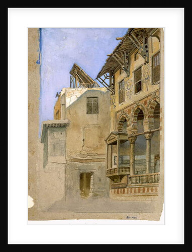 House of Memlook Radnau bey, Cairo, 1870 by Frank Dillon