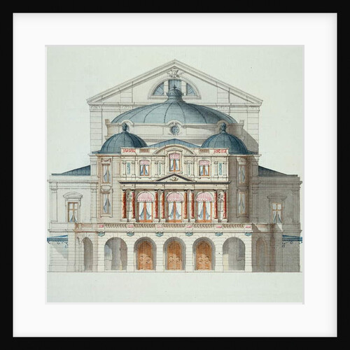 Elevation of a Theatre by H. Monnot