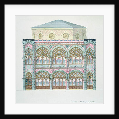 Elevation of a Cafe-Concert by H. Monnot