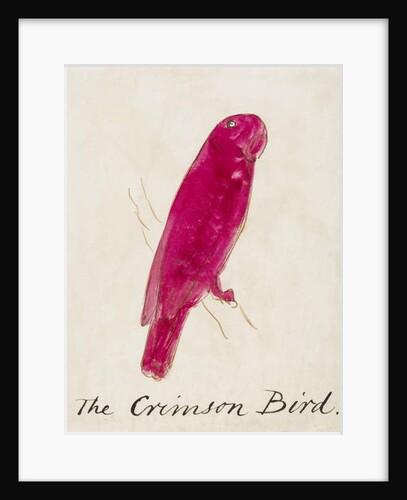 The Crimson Bird by Edward Lear
