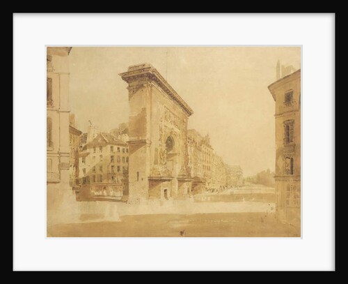 Porte St Denis, Paris by Thomas Girtin